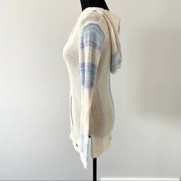 Harlow Baja Boho Beach Hooded Knit  Sweater - Picture 2 of 12